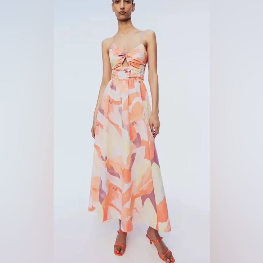 Elegant Multicolor Maxi Dress